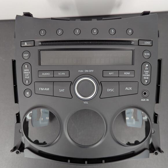 2009-2015 OEM Nissan AUX CD Radio Head Unit with Trim 370Z Z34 Coupe PP-3092L - Picture 1 of 7